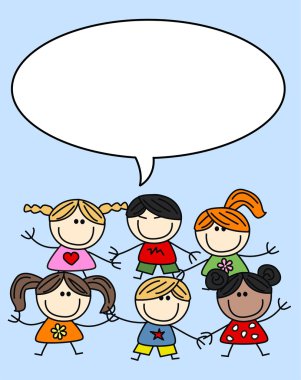 karışık etnik çocuk multiculture
