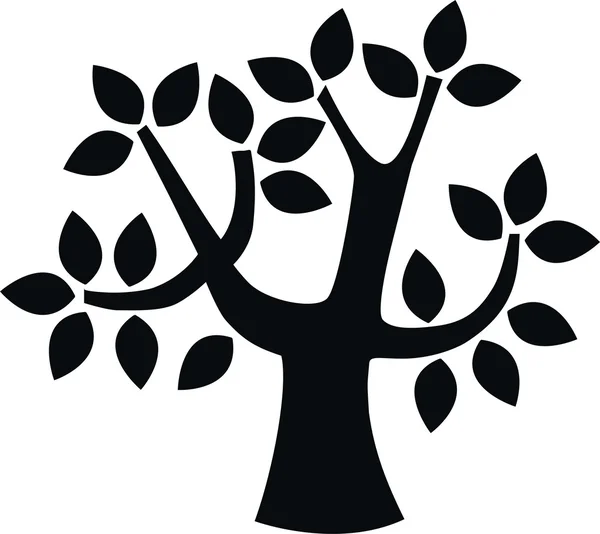 Logotipo di crescita dell'albero — Vettoriale Stock