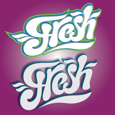 Kaligrafi yazıtlar taze vektör kümesi