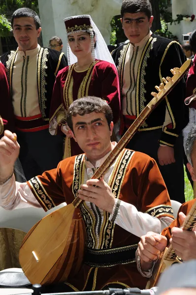 亚美尼亚音乐家 图库图片