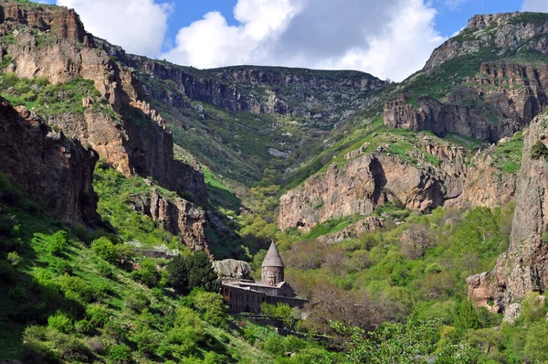 Mosteiro sagrado de Geghard na Armênia Fotos De Bancos De Imagens