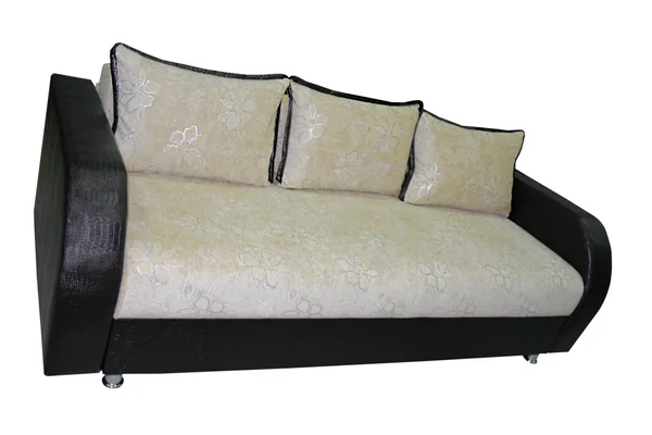 Черно-белый диван — стоковое фото