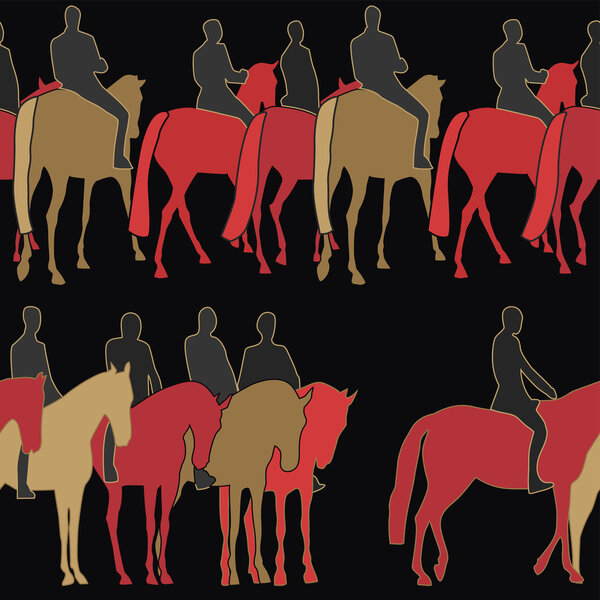 Шаблон всадников
