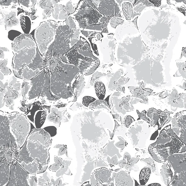 Motif rose sauvage — Image vectorielle