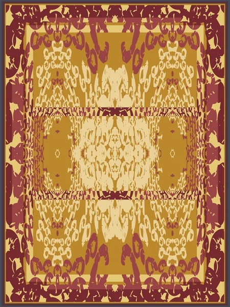 Abstract Carpet Design — Stock Vector