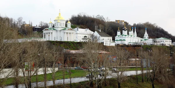 November Ansicht des Verkündigungsklosters Nischni Nowgorod — Stockfoto