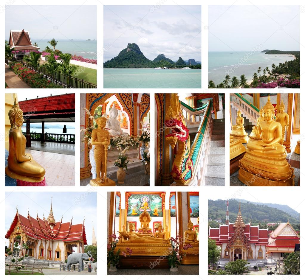 Collage of Beautiful Thailand