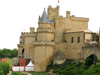 Kral'ın kalesinde olite (navarra, spain)