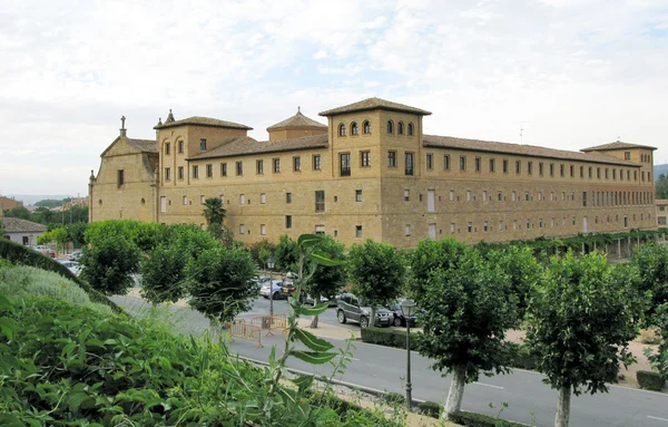 Die königliche burg in olithe in navarra, spanien — Stockfoto