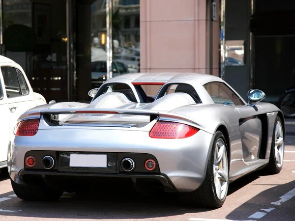 Luxe sportcar in monte carlo, monaco — Stockfoto