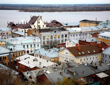 ilk ışıkları Windows adlı yaşlı bir merchant sokak nizhny novgorod