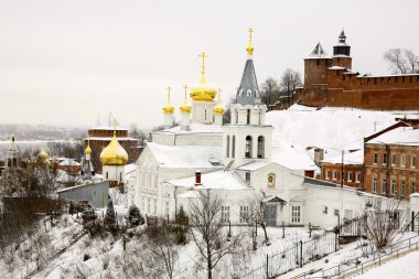 Ortodoks Kilisesi İlyas Peygamber ve kremlin nizhny novgoro