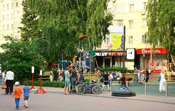 New modern playground for children — Stock Photo, Image