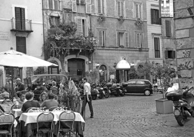 Piazza pollarola Roma İtalya
