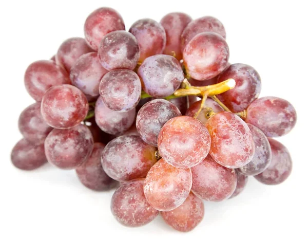 Large Bunch Red Large Grapes White Background Stock Photo