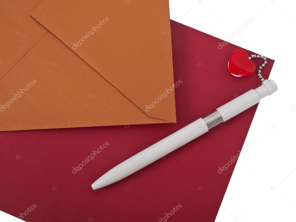Envelops and pen