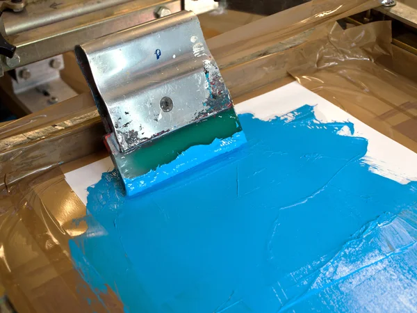 Screen printing device — Stock Photo, Image