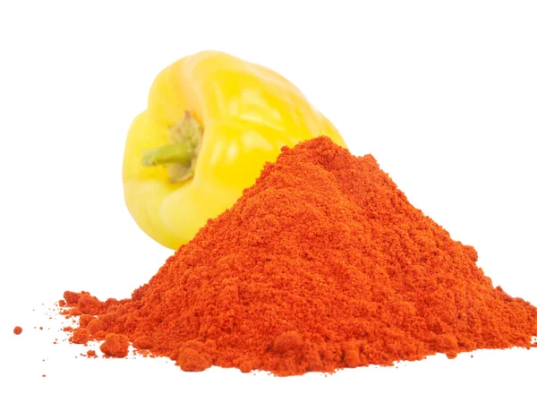 Paprika and powder — Stock Photo, Image