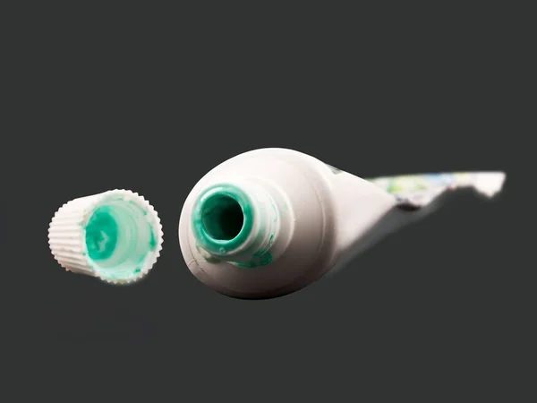 Empty toothpaste — Stock Photo, Image