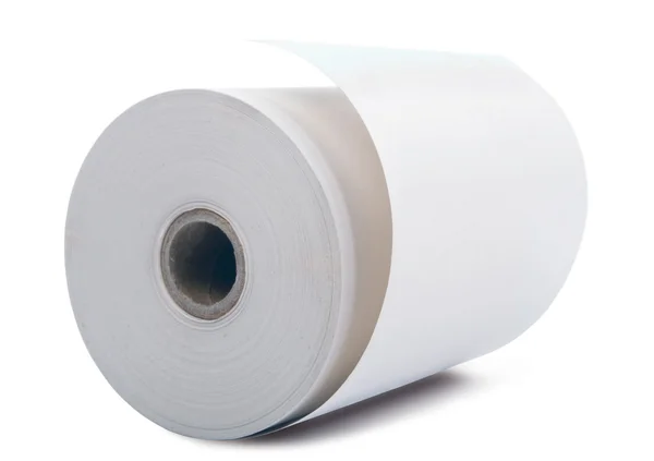 Rollo de papel blanco — Foto de Stock