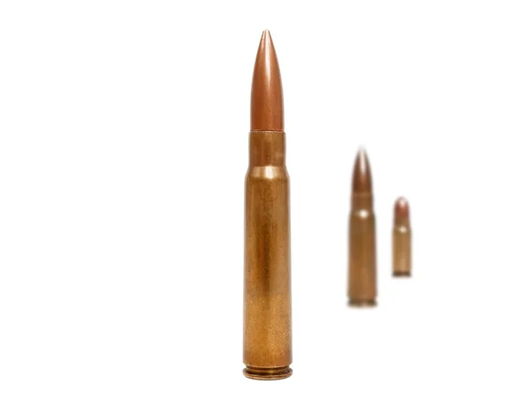 Three bullets — Stock Photo, Image