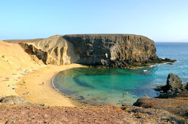 Playa de Papagayo en Lanzarote . — Foto de Stock