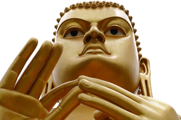 Gyllene buddha i dambulla, sri lanka — Stockfoto