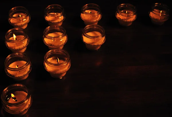 Background of candles. — Stock Photo, Image