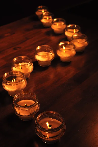 Kaarsen voor alle zielen dag — Stockfoto