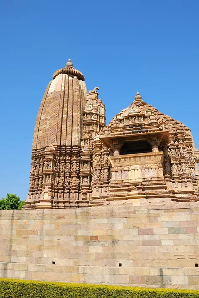 Kamasutra tempel in khajuraho, india. — Stockfoto