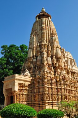 Kamasutra tapınakta khajuraho, Hindistan.