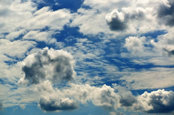 Blue sky with clouds. Royalty Free Stock Images