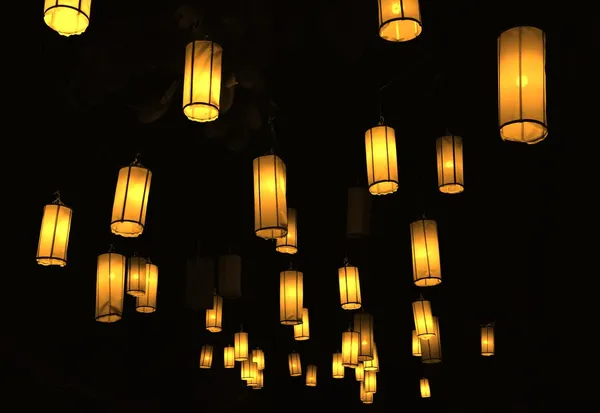 Lanterne sul cielo — Foto Stock