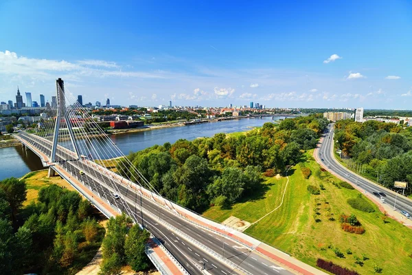 Міст у Варшаві — стокове фото