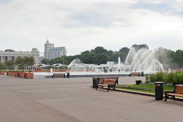 Gorky Park szökőkút. Moszkva — Stock Fotó