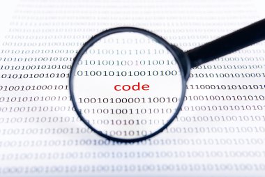 kağıt üzerindeki kodu etiketi