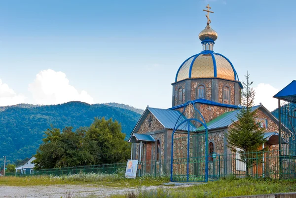 Vacker sten templet i högländerna — Stockfoto