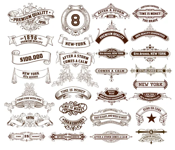 29 etiketleri ve afiş. vektör