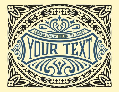 Klasik tarzlı Batı kartı