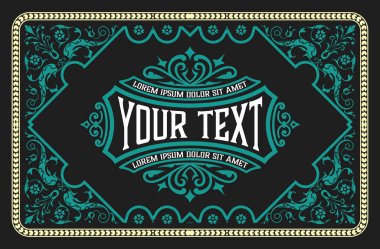 Klasik tarzlı Batı kartı