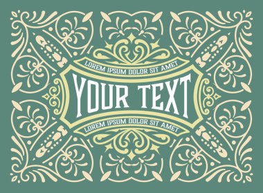 Klasik tarzlı Batı kartı