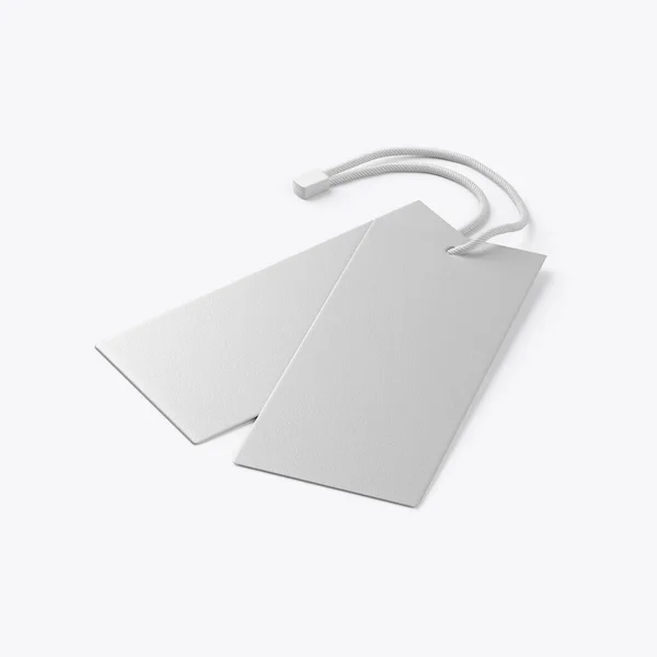 Isolated Hang Tag Render — Stock Photo, Image