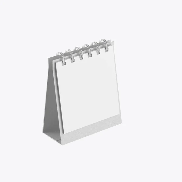 Isolated Desk Calendar Render — Photo