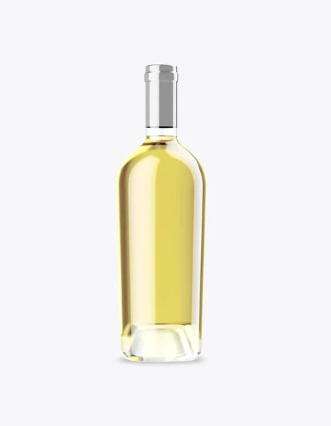 Isolated Wine Bottle Render — стоковое фото