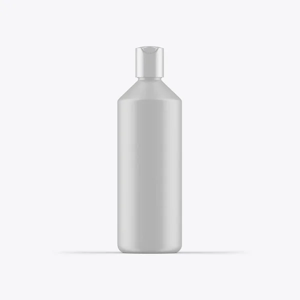 Geïsoleerde Vloeibare Fles Weergave — Stockfoto
