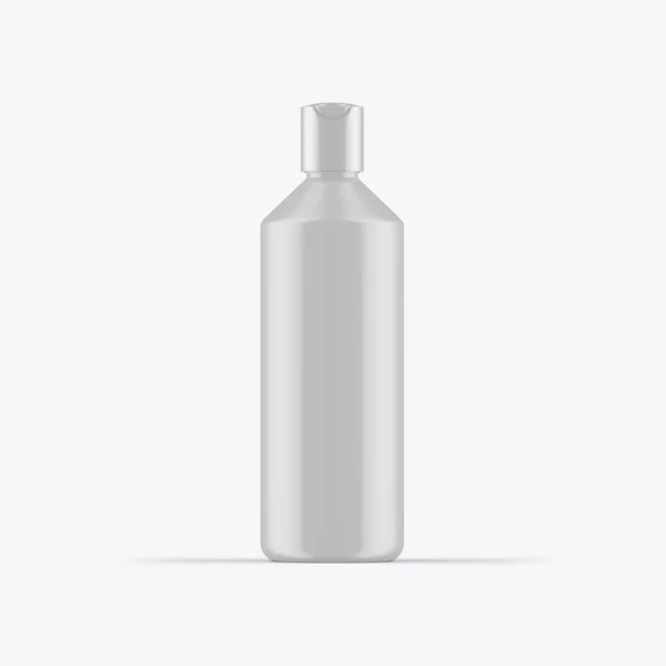 Geïsoleerde Vloeibare Fles Weergave — Stockfoto
