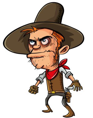 kovboy gunslinger yaklaşık çizmek için