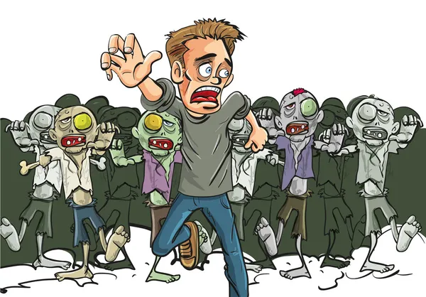 Trovato un sopravvissuto dell'Apocalisse Zombie Illustrazione Stock