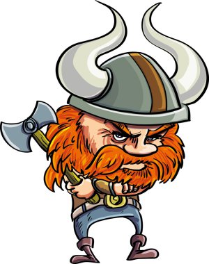şirin azgın kask viking cartoon