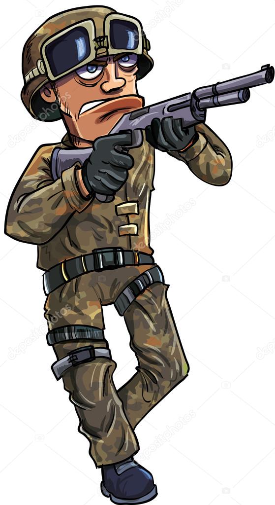 Cartoon soldier Vector Art Stock Images | Depositphotos Cartoon soldier Vector Art Stock Images | Depositphotos